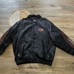 HARLEY-DAVIDSON Mens Nylon Motorcycle Jacket